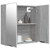 Harmaa kylpyhuoneen peilikaappi Ghadib 64x20x67cm (sonoma)