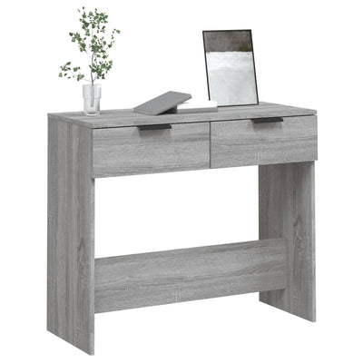 Konsolipöytä harmaa Sonoma 90x36x75 cm tekninen puu