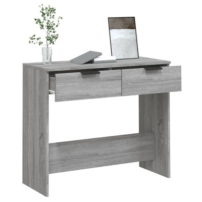 Konsolipöytä harmaa Sonoma 90x36x75 cm tekninen puu