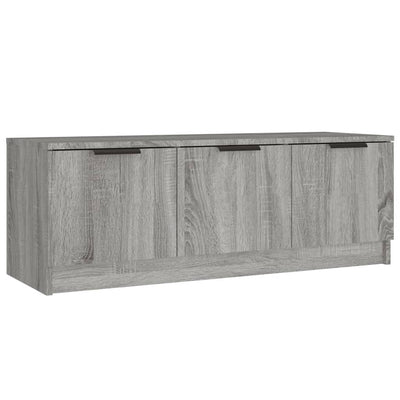 TV-taso harmaa Sonoma 102x35x36,5 cm tekninen puu