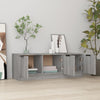 TV-taso harmaa Sonoma 102x35x36,5 cm tekninen puu