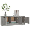 TV-taso harmaa Sonoma 102x35x36,5 cm tekninen puu