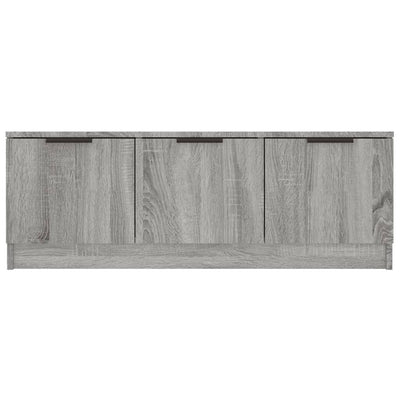 TV-taso harmaa Sonoma 102x35x36,5 cm tekninen puu