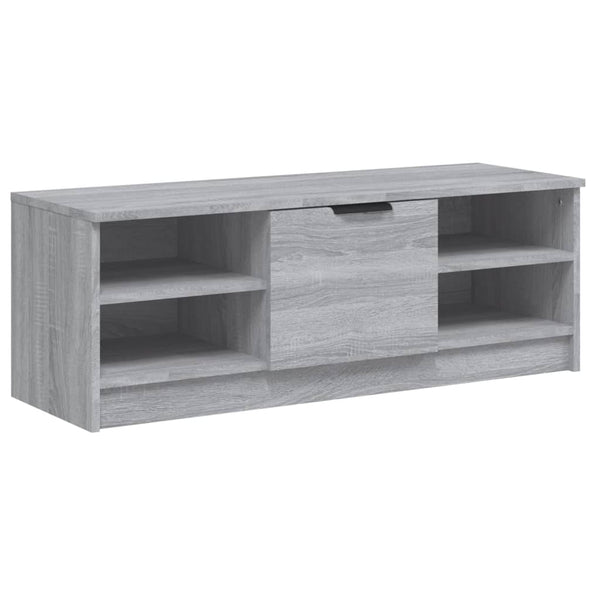 TV-taso harmaa Sonoma 102x35,5x36,5 cm tekninen puu