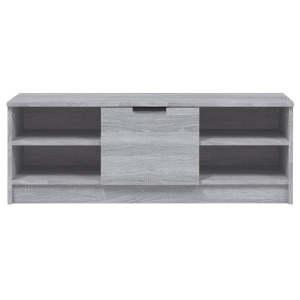TV-taso harmaa Sonoma 102x35,5x36,5 cm tekninen puu