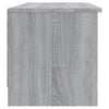 TV-taso harmaa Sonoma 102x35,5x36,5 cm tekninen puu