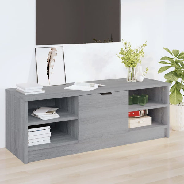 TV-taso harmaa Sonoma 102x35,5x36,5 cm tekninen puu