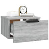 Harmaa seinäkiinnitettävät yöpöydät Rica 34x30x20cm (2 kpl sonoma)
