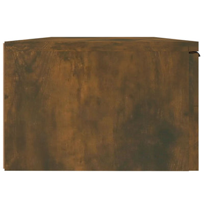 TV-seinäkaappi savutammi 68x30x20 cm tekninen puu