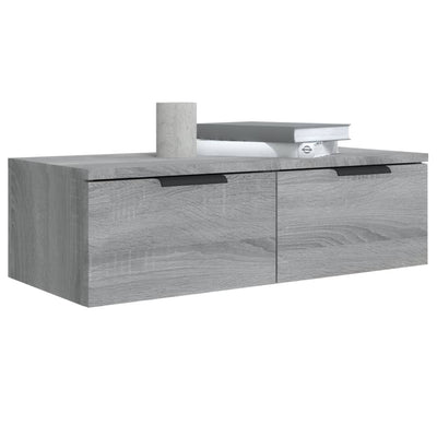 TV-seinäkaappi harmaa Sonoma 68x30x20 cm tekninen puu
