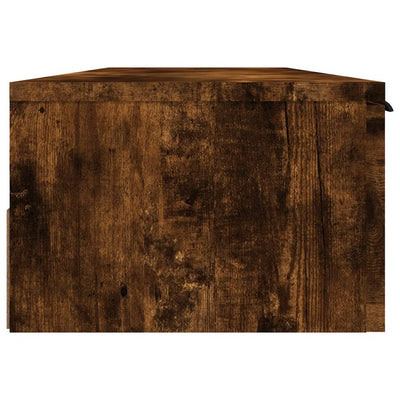 Seinäkaappi savutammi 102x30x20 cm tekninen puu