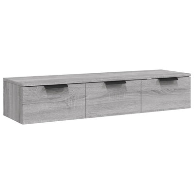 Seinäkaappi harmaa Sonoma 102x30x20 cm tekninen puu