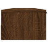 Seinäkaappi ruskea tammi 102x30x20 cm tekninen puu