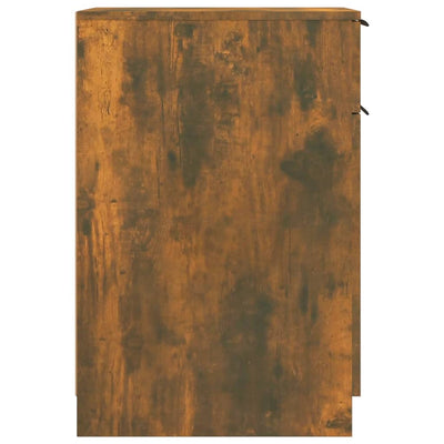Pöytäkaappi savutammi 33,5x50x75 cm tekninen puu