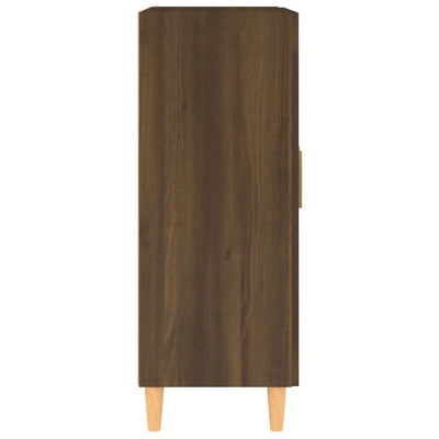 Senkki ruskea tammi 69,5x34x90 cm tekninen puu