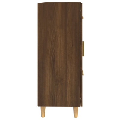 Senkki ruskea tammi 69,5x34x90 cm tekninen puu