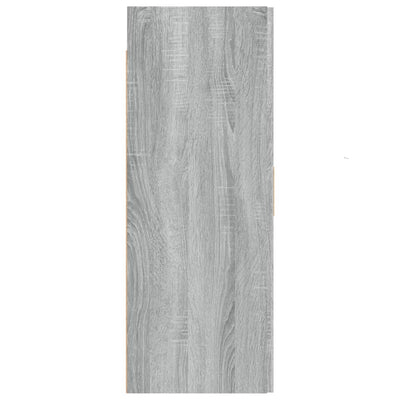 Riippuva seinäkaappi harmaa Sonoma 69,5x34x90 cm