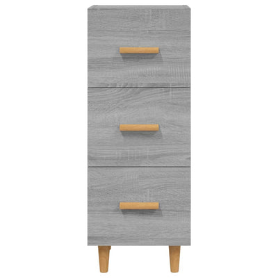 Senkki harmaa Sonoma 34,5x34x90 cm tekninen puu