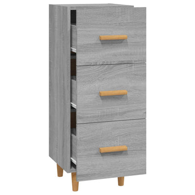 Senkki harmaa Sonoma 34,5x34x90 cm tekninen puu