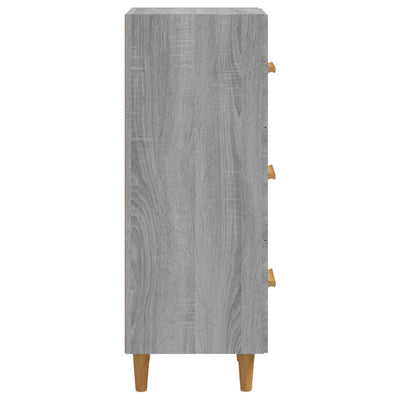 Senkki harmaa Sonoma 34,5x34x90 cm tekninen puu