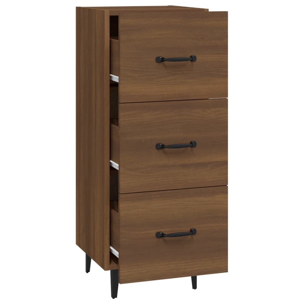 Ruskea tammi senkki Patrache 34,5x34x90cm (puinen)