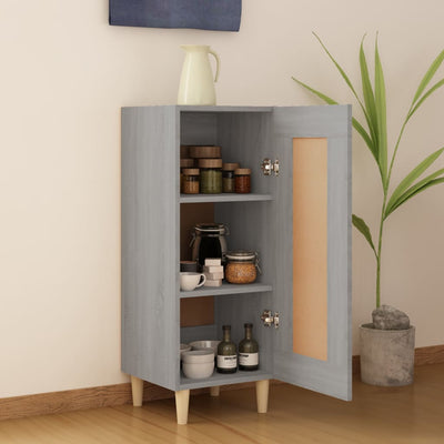 Senkki harmaa Sonoma 34,5x34x90 cm tekninen puu