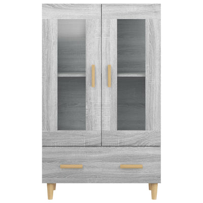 Kaappi harmaa Sonoma 70x31x115 cm tekninen puu