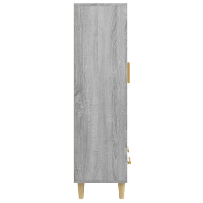 Kaappi harmaa Sonoma 70x31x115 cm tekninen puu