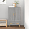 Kaappi harmaa Sonoma 70x31x115 cm tekninen puu