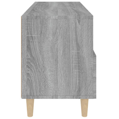 TV-taso harmaa Sonoma 80x36x50 cm tekninen puu