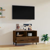 TV-taso ruskea tammi 80x36x50 cm tekninen puu