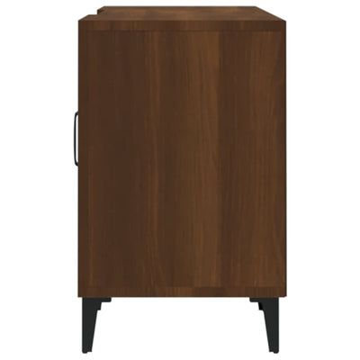 TV-taso ruskea tammi 150x30x50 cm tekninen puu