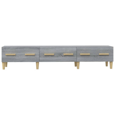 TV-taso harmaa Sonoma 150x34,5x30 cm tekninen puu