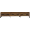 TV-taso ruskea tammi 150x34,5x30 cm tekninen puu