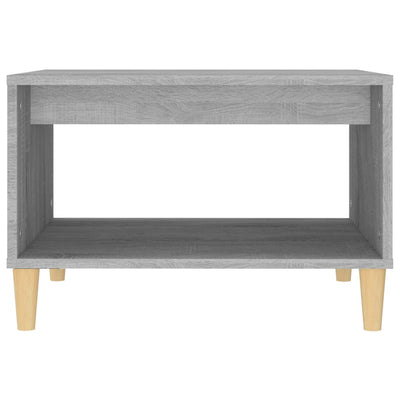 Sohvapöytä harmaa Sonoma 60x50x40 cm tekninen puu
