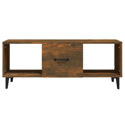 Sohvapöytä savutammi 102x50x40 cm tekninen puu