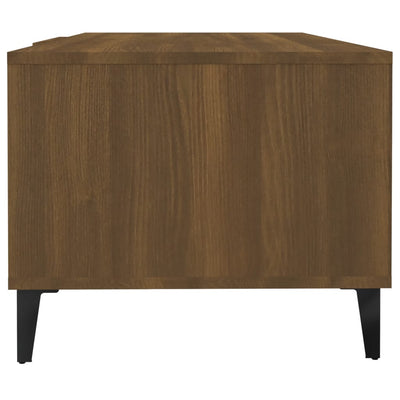 Sohvapöytä ruskea tammi 102x50x40 cm tekninen puu