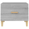 Sohvapöydät 2 kpl harmaa Sonoma 50x50x40 cm tekninen puu