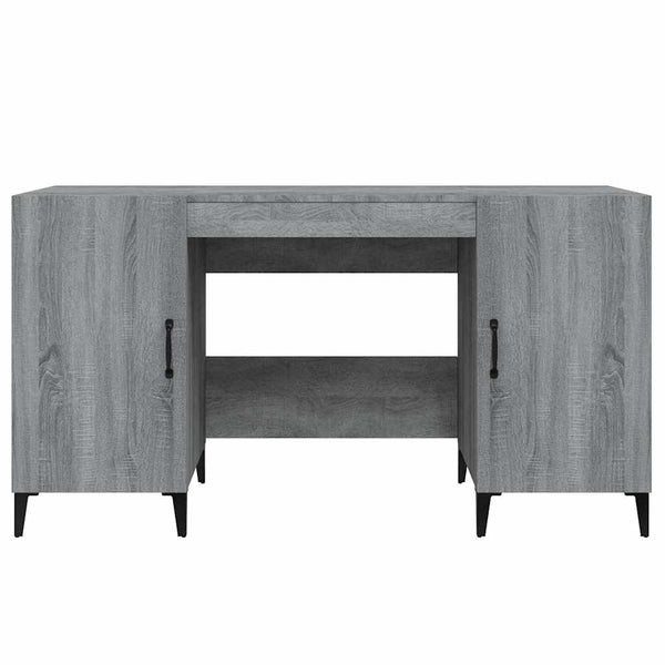 Työpöytä harmaa Sonoma 140x50x75 cm tekninen puu