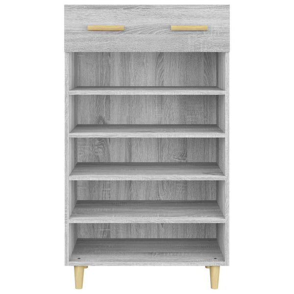 Kenkäkaappi harmaa Sonoma 60x35x105 cm tekninen puu