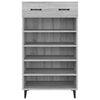 Kenkäkaappi harmaa Sonoma 60x35x105 cm tekninen puu