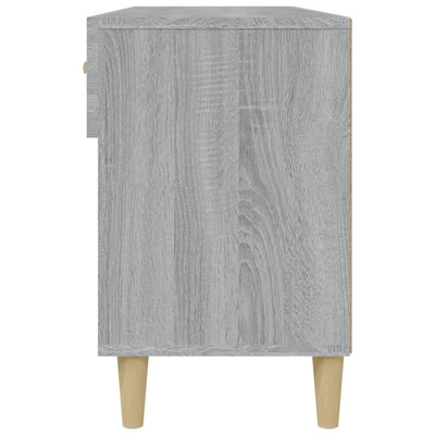Kenkäkaappi harmaa Sonoma 102x35x55 cm tekninen puu
