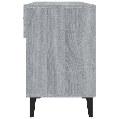 Kenkäkaappi harmaa Sonoma 102x35x55 cm tekninen puu