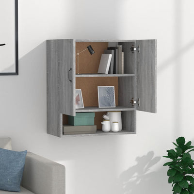 Seinäkaappi harmaa Sonoma 60x31x70 cm tekninen puu