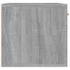 Seinäkaappi harmaa Sonoma 60x36,5x35 cm tekninen puu
