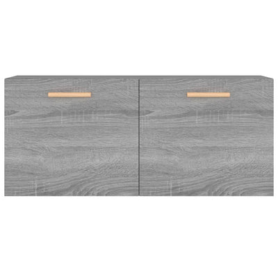 Seinäkaappi harmaa Sonoma 80x35x36,5 cm tekninen puu