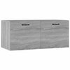Seinäkaappi harmaa Sonoma 80x36,5x35 cm tekninen puu