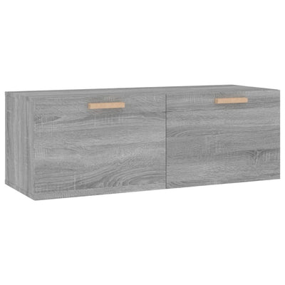 Seinäkaappi harmaa Sonoma 100x36,5x35 cm tekninen puu