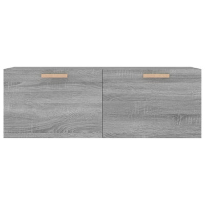 Seinäkaappi harmaa Sonoma 100x36,5x35 cm tekninen puu