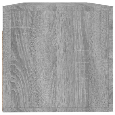 Seinäkaappi harmaa Sonoma 100x36,5x35 cm tekninen puu